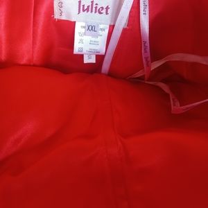 2 piece Mini-Skirt Ruby Red Juliet party dress.